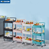Hot Sale 3-tier Home Kitchen Rack Organizer Furniture Storage Trolley 