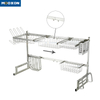 Extendable Stainless Steel Over Sink Tableware Drainer Rack，MX-A02 White