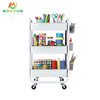Space Save Home Kitchen Metal Storage Rack Rolling Multifunctional Trolley Hand Cart