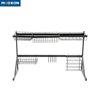 High Quality Stainless Steel Kitchen Storage Shelf Plate Organizer Dish Drying Drainer Rack