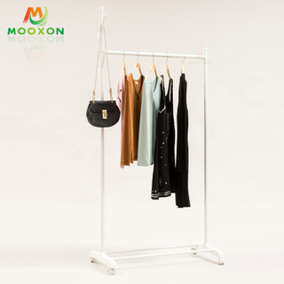 Shopping Stores Rolling Garment Display Storage Hanging Clothing Rack 